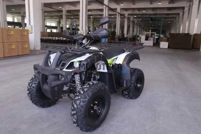 Квадроцикл Мотомир Jaeger 200 белый/зеленый (машинокомплект)