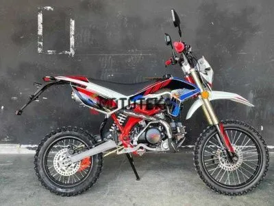 Питбайк Мотомир X - MOTOS RX 125 17/14 чёрный/красный